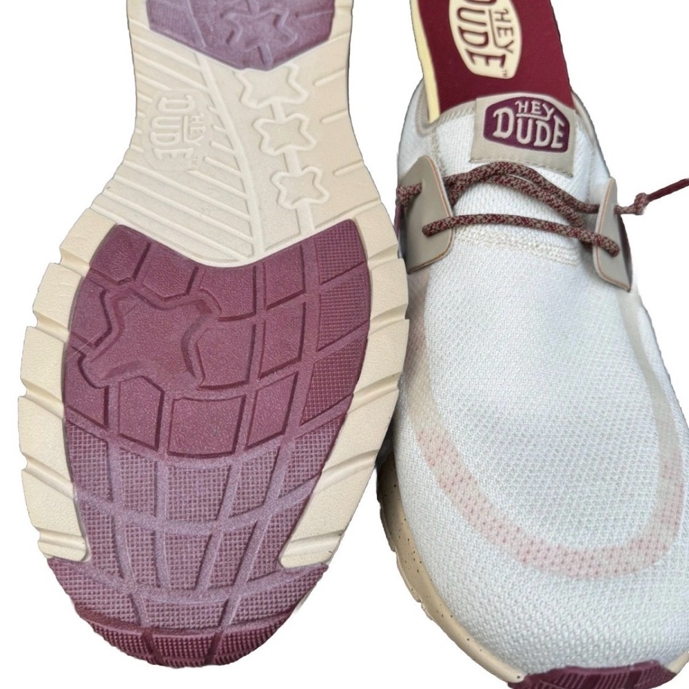 Hey Dude Men’s Sirocco M Hype Sneakers/Casual Shoes Color Taupe/Mahogany Sz M14 - Picture 5 of 6